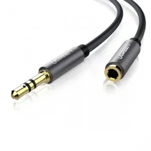 Ugreen AV118 podaljšanje avdio kabel 3.5mm mini jack 2m, M/F, črna #145197