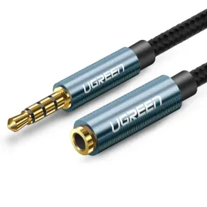 Ugreen AV118 podaljšanje avdio kabel 3.5mm mini jack F/M, modro #145495