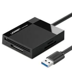 Ugreen CR125 čitalec kartic USB 3.0 SD / micro SD / CF / MS, črna #145276