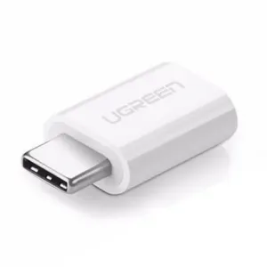 Ugreen adapter Micro USB / USB-C, bela