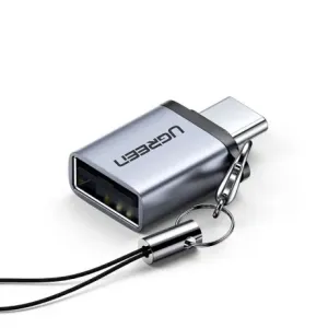 Ugreen US270 adapter USB 3.0 / USB-C, siva