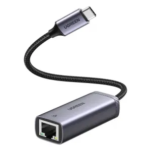 Ugreen CM483 zunanji omrežni adapter USB-C / RJ45, siva #145317