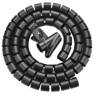 Ugreen Spiral Tube kabelski organizator 1.5m, črna #145300