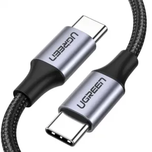 Ugreen US261 kabel USB-C / USB-C QC 60W 3A 1m, črna #145349