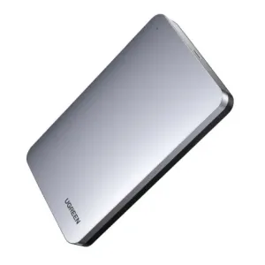 Ugreen CM300 zunanji ohišje za SSD disk SATA 3.0 6Gbps + kabel USB / USB-C 0.5m, siva #145435