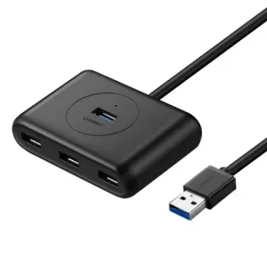 Ugreen CR113 HUB adapter 4x USB, črna