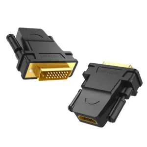 Ugreen 20124 adapter DVI - HDMI, M/F, črna #145229
