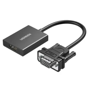 Ugreen CM513 adapter VGA / HDMI 0.15m, črna #145516