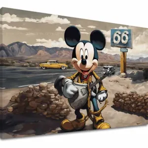 Slika na platnu - Guitarist Mickey Mouse | different dimensions