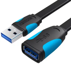 Kabel Vention Flat USB 3.0 extender VAS-A13-B200 2m Black