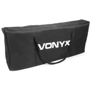 Vonyx DJ-Deck-Stand, prenosna torba, 103x46x16cm (ŠxVxD), DJ oprema, črna barva