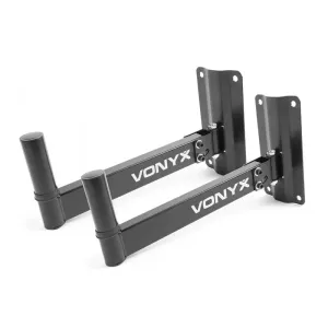 Vonyx WMS-02, stensko držalo za zvočnike, 2 kosa, 35 mm prirobnica za stojalo, nosilnost 25 kg