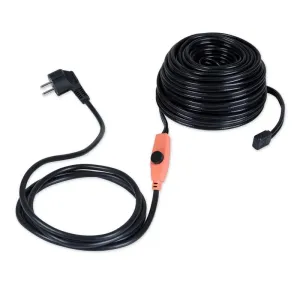 Waldbeck Flow Wire, kabel za zaščito proti zmrzovanju, 18 m, s termostatom, IP68
