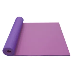 pranje na joga YATE joga mat dvojno plast / roza / vijolična